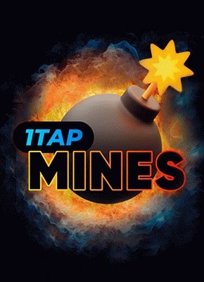 1Tap Mines slot logo by Turbo Games at Oscarspin