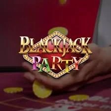 Blackjack Party casino game by Evolution – featured logo at Oscarspin