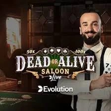 Dead or Alive: Saloon game by Evolution – logo hosted on Oscarspin