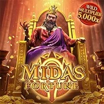 Midas Fortune online game logo by PG Soft on oscarspinitaly.com