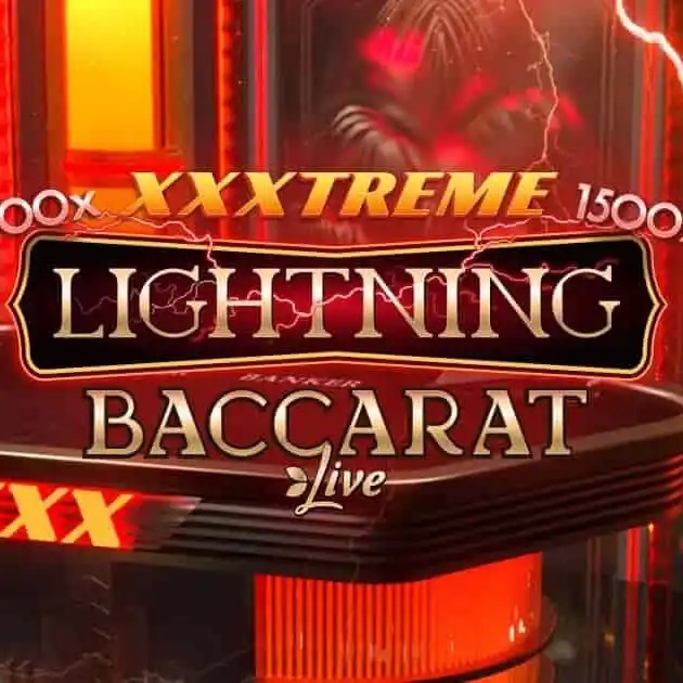 XXXtreme Lightning Baccarat slot visual from Evolution available on oscarspinitaly.com
